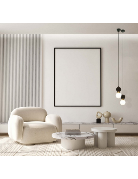 pendellampe loftlampe design loft kontorbelysning marmor glas