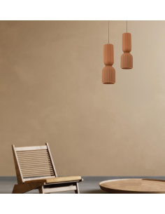 pendellampe loftlampe erhvervsbelysning design loft kontorbelysning træ 2