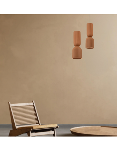 pendellampe loftlampe erhvervsbelysning design loft kontorbelysning træ