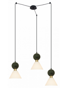 pendellampe loftlampe design loft kontorbelysning marmor glas