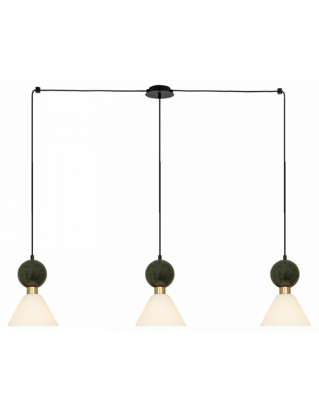 pendellampe loftlampe design loft kontorbelysning marmor glas langbordspendel spisebord