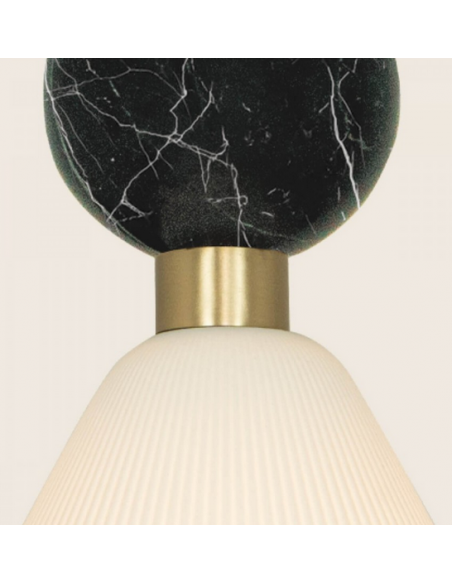 pendellampe loftlampe design loft kontorbelysning marmor glas