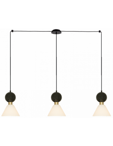 pendellampe loftlampe design loft kontorbelysning marmor glas langbordspendel spisebord