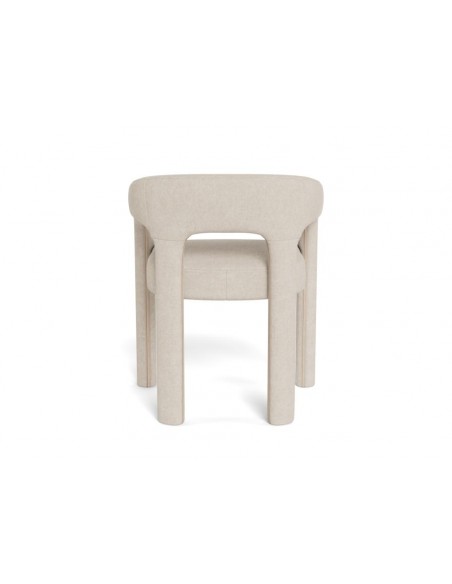 spisebordsstol armlæn stof tekstil beige spisebord stol moderne design nordisk dansk