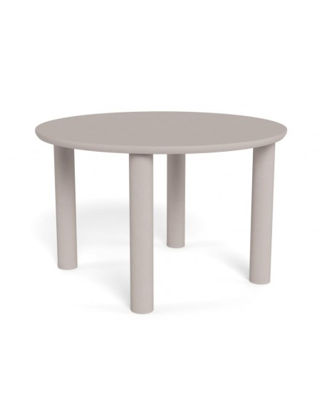 Spisebord rundt 120 4 personer grå design moderne