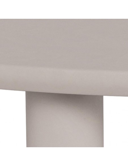 Spisebord rundt 120 4 personer grå design moderne