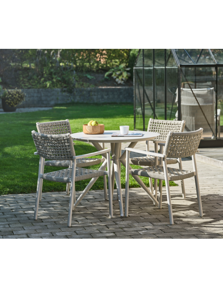 rundt havebord havemøbler udendørsmøbler bord