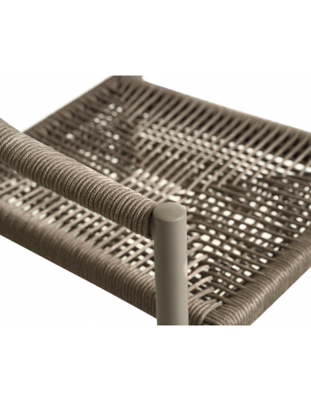 havestole med armlæn aluminium flet havemøbler spisebordsstole