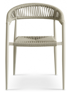 havestole med armlæn aluminium flet havemøbler spisebordsstole 2