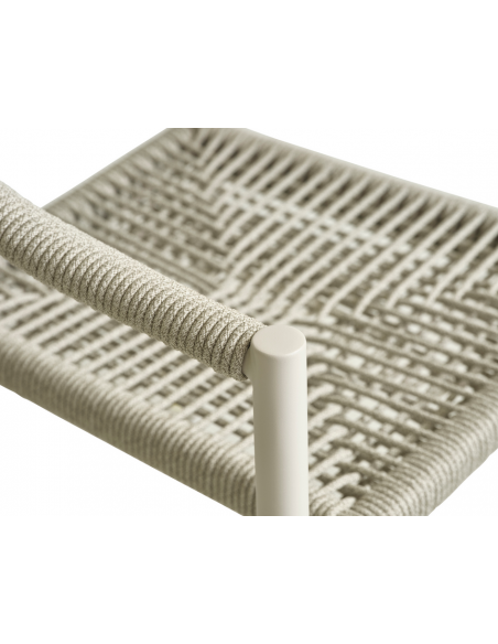 havestole med armlæn aluminium flet havemøbler spisebordsstole