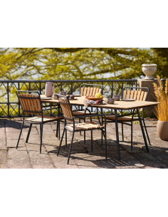 havebord teak træ 2