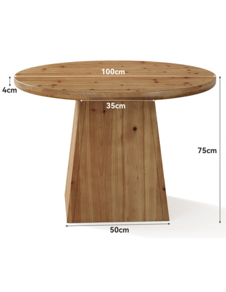 rundt 100 spisebord indretning billigt træ moderne nordisk design
