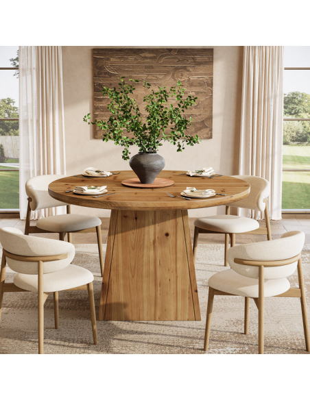 rundt 100 spisebord indretning billigt træ moderne nordisk design