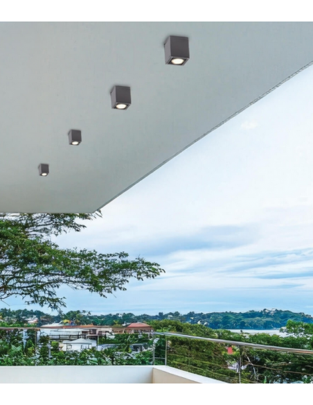 påbygningsspot spot udendørs påbygning loftlampe loft lamper havelamper led gu10