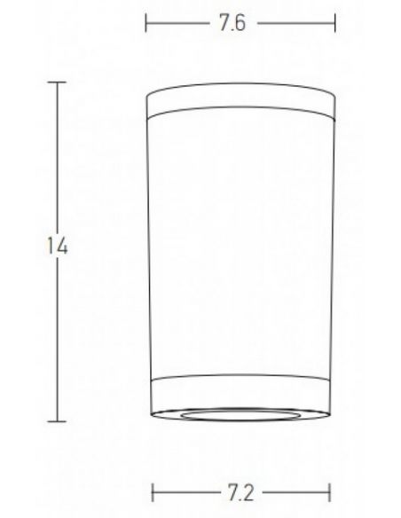 påbygningsspot spot udendørs påbygning loftlampe loft lamper havelamper led gu10 kystnære områder