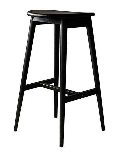 barstol sort træ moderne design køkken køkkenø