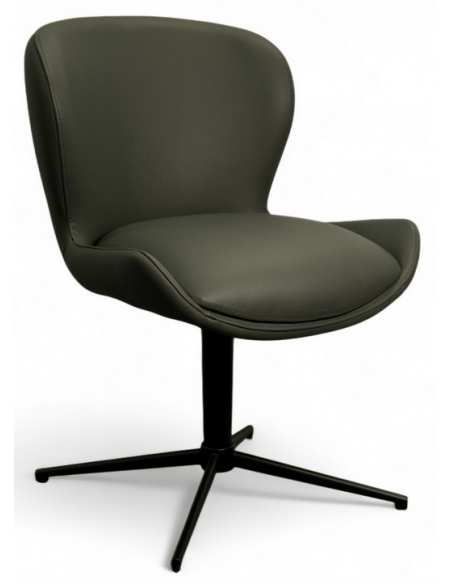 spisebordsstole drejefod drejefunktion ægte læder drej