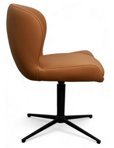 spisebordsstole drejefod drejefunktion ægte læder drej