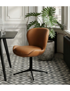 spisebordsstole drejefod drejefunktion ægte læder drej 2