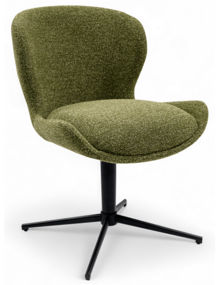 spisebordsstole drejefod drejefunktion stof drej grøn