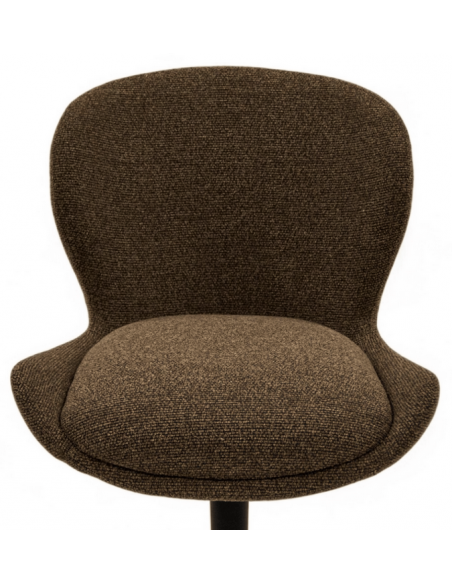 spisebordsstole drejefod drejefunktion stof drej brun