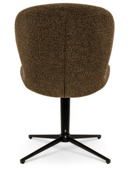 spisebordsstole drejefod drejefunktion stof drej brun