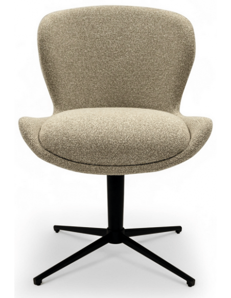 spisebordsstole drejefod drejefunktion stof drej beige