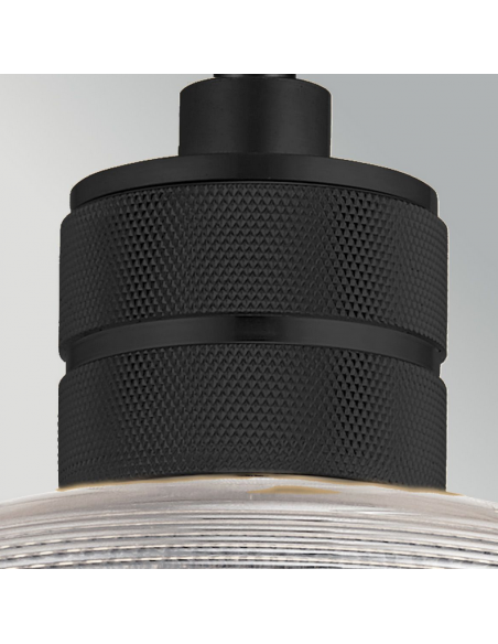 loftlampe pendellampe glas sort spisebord moderne design køkken stue