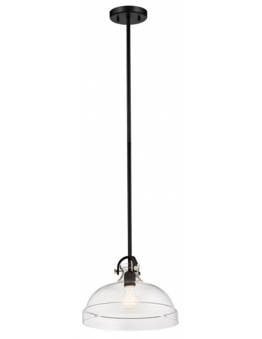 loftlampe pendellampe glas sort spisebord moderne design køkken stue