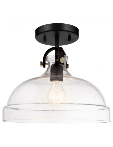 loftlampe pendellampe glas sort spisebord moderne design køkken stue