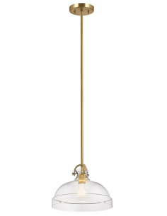 loftlampe pendellampe glas messing spisebord moderne design køkken stue