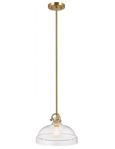 loftlampe pendellampe glas messing spisebord moderne design køkken stue