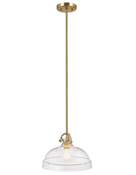 loftlampe pendellampe glas messing spisebord moderne design køkken stue
