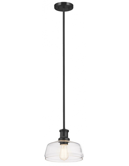 loftlampe pendellampe glas sort spisebord moderne design køkken stue