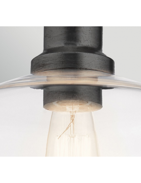 loftlampe pendellampe glas sort spisebord moderne design køkken stue