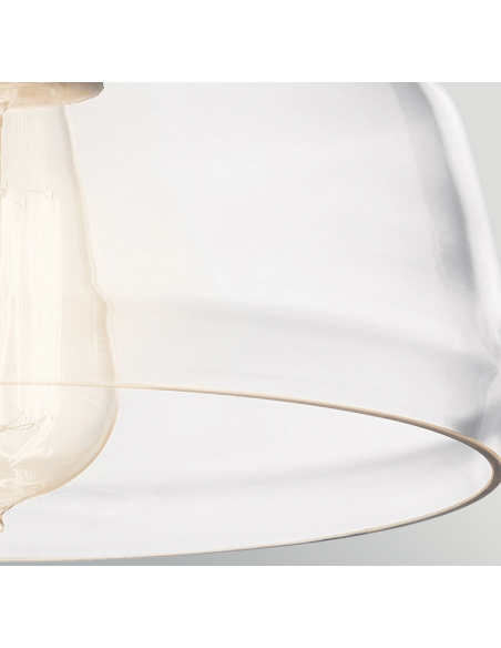 loftlampe pendellampe glas sort spisebord moderne design køkken stue