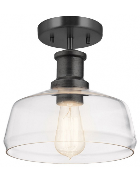 loftlampe pendellampe glas sort spisebord moderne design køkken stue