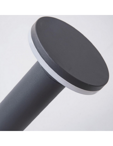 Bedlampe led udendørslamper moderne design stående grå lav havelamper