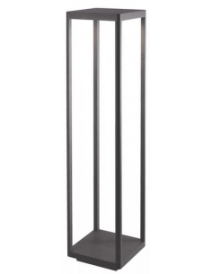 Bedlampe led udendørslamper moderne design stående grå lav havelamper