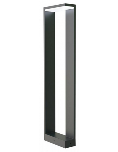 Bedlampe led udendørslamper moderne design stående grå lav havelamper