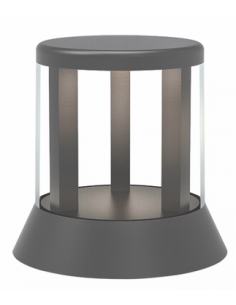 Bedlampe led udendørslamper moderne design stående grå lav havelamper