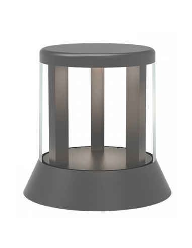 Bedlampe led udendørslamper moderne design stående grå lav havelamper