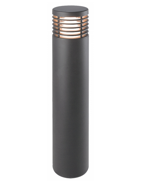 Bedlampe led udendørslamper moderne design stående grå lav havelamper