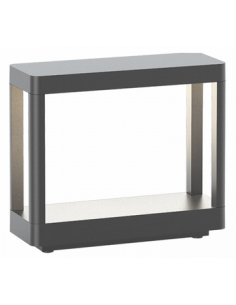 Bedlampe led udendørslamper moderne design stående grå lav havelamper