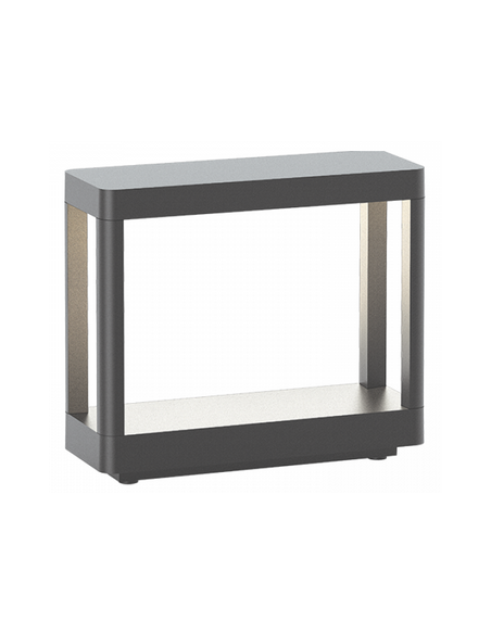 Bedlampe led udendørslamper moderne design stående grå lav havelamper