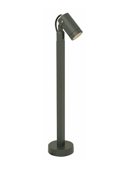 Bedlampe gu10 udendørslamper moderne design stående grå lav havelamper