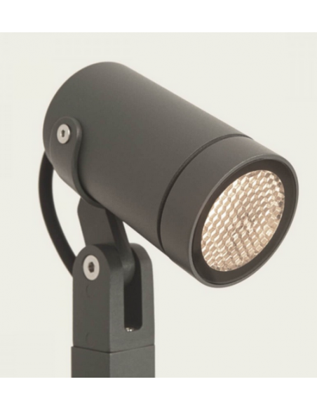 Bedlampe gu10 udendørslamper moderne design stående grå lav havelamper