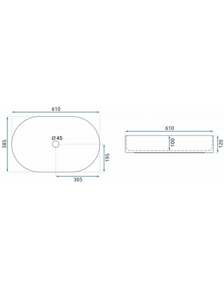 oval håndvask vask bordmonteret bordplade keramik badeværelse marmor sten