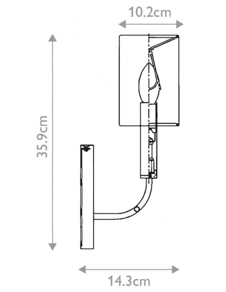 væglampe sort soveværelse stue moderne design
