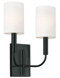 væglampe sort soveværelse stue moderne design